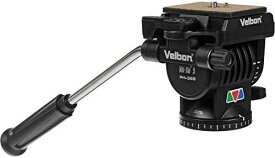 【中古】"Velbon PH-368 Vel-Flo 9 Mini-Pro クイックリリース 2ウェイパンヘッド 10,000ポンド対応"