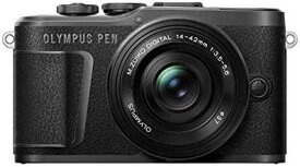 【中古】OLYMPUS ミラーレス一眼カメラ PEN E-PL10 14-42mm EZレンズキット ブラック