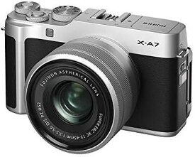 【中古】FUJIFILM ミラーレス一眼カメラ X-A7レンズキット シルバー X-A7LK-S