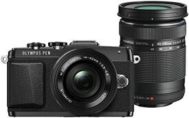 【4/24~4/27限定!最大4,000円OFF&3/25限定で最大P3倍】【中古】OLYMPUS PEN E-PL7 EZダブルズームキット ブラック ミラーレス一眼 E-PL7 EZ DZKIT BLK