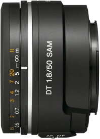 【中古】Sony 50mm f/1.8 SAM DTレンズ Sony Alpha Digital SLRカメラ用 - 固定