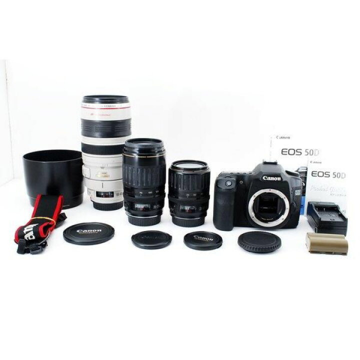 楽天市場】【中古】キヤノン Canon EOS 50D 超望遠400mm トリプル
