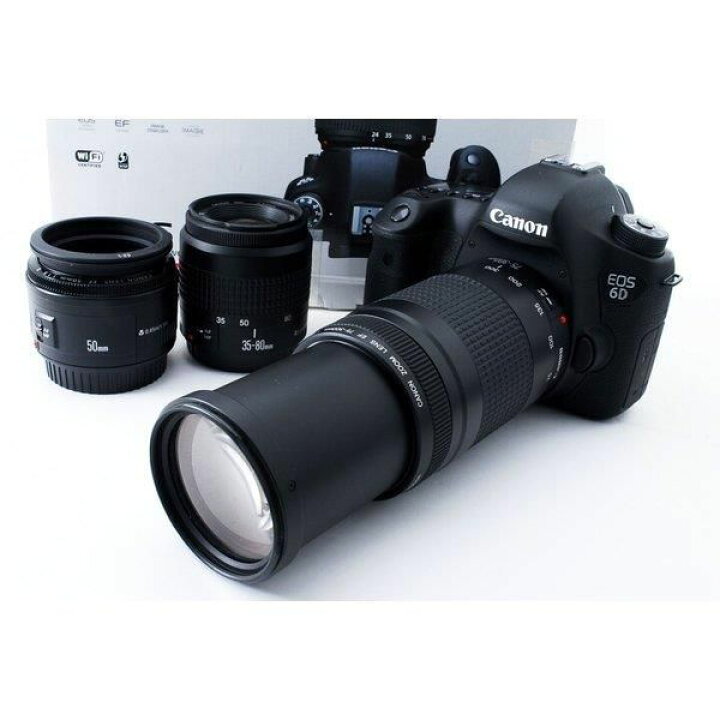 楽天市場】【中古】キヤノン Canon EOS 6D 標準&超望遠&単焦点トリプル 