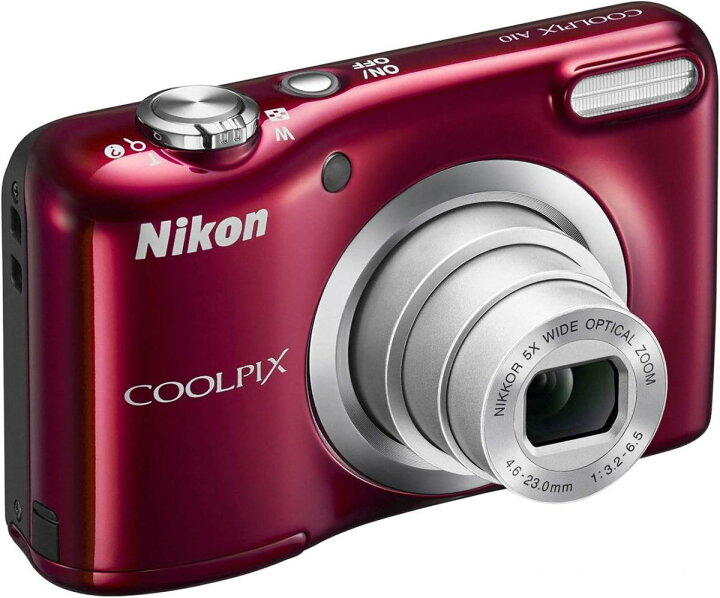 楽天市場】【中古】Nikon デジタルカメラ COOLPIX A10 レッド 光学5倍 