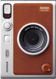 【中古】富士フイルム FUJIFILM チェキ Evo ハイブリッドインスタントカメラ(インスタントカメラ/スマホプリンター/デジタルカメラ) instax mini Evo ブラウン INS MINI EVO BROWN C