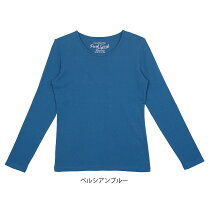 楽天市場】カットソー 長袖（カラーブルー）（レディースファッション 