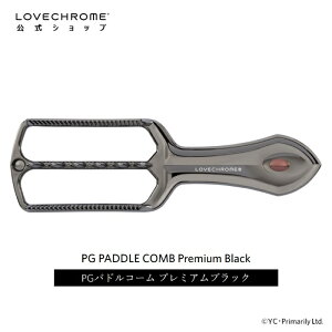 yzuN PGphR[ v~AubN R[  NV LOVECHROME PG PADDLE COMB Premium Black Ƃłc _[WX Mtg v[g Ki {