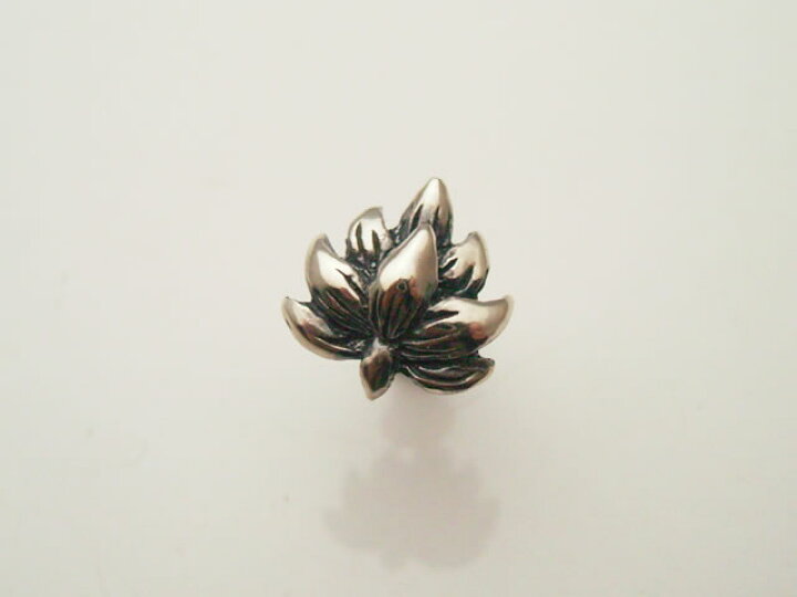 楽天市場】シルバーアクセサリー 蓮の花ピアス（1個） (ep066) ベル 