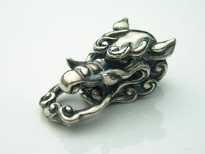 シルバーアクセサリー 獏ペンダントトップ (wt077) 送料無料! 和柄シルバー メンズ レディース スターリングシルバー 925