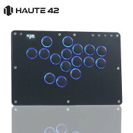 Haute42 T16 Pro レバーレス アケコン レバーレス コントローラー 薄型ロープロ16ボタン 膝置き可 for PC…