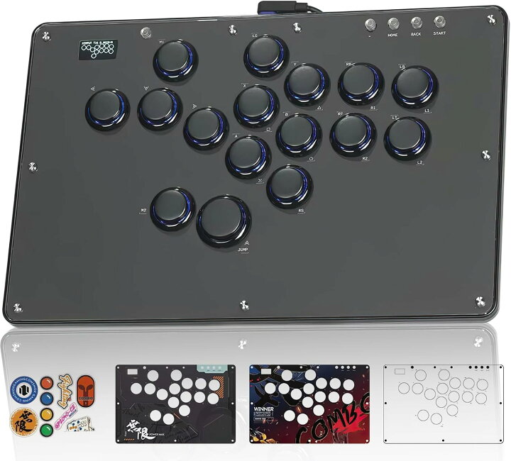 楽天市場】【U16 Haute42】 アケコン レバーレス コントローラー 