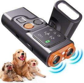 【期間限定割引】 BarkGuard 犬 無駄吠え防止 犬の吠え防止装置 2025年アップグレード版 HDディスプレイとLEDフラッシュライトで吠えを防ぐ！大声や叩くことなく、指示だけで行動を抑制