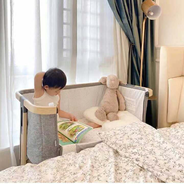 楽天市場】HZDMJ ベビーベッド 折りたたみ おすすめ 添い寝ベッド  