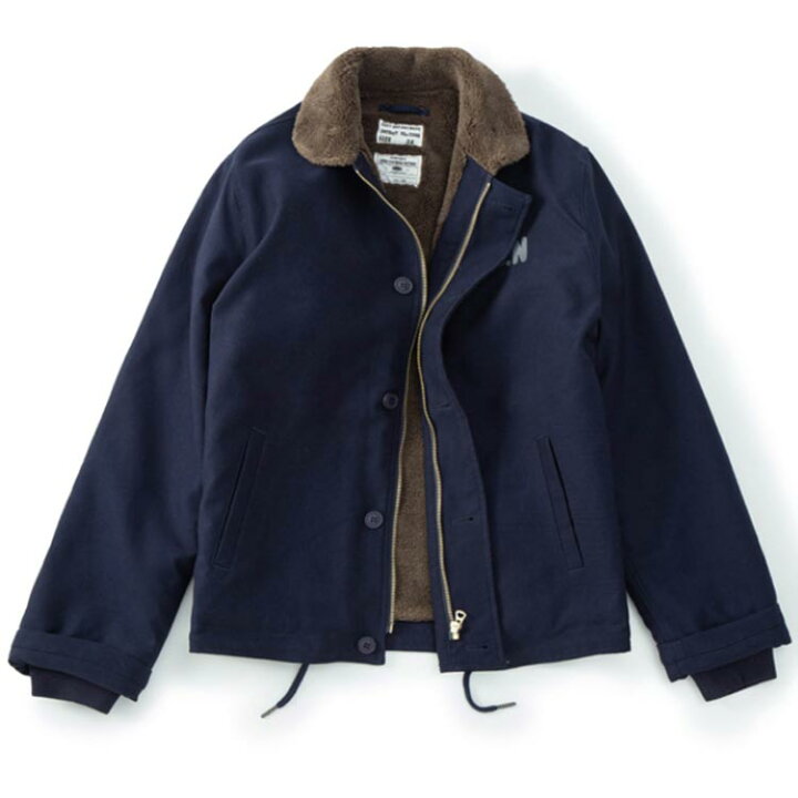 楽天市場】 カーキグリーン N-1デッキジャケット ネイビー N-1デッキ 