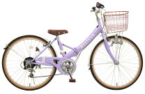 楽天市場】22インチ 自転車（カラーパープル）（キッズ・ジュニア用 