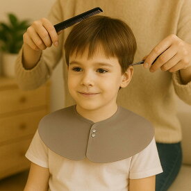 【ポイント3倍】 ヘアエプロン 2サイズ 3カラー 散髪ケープ マグネット セルフカット 美容師 理容師 子ども 床屋 ヘア ヘアカット 美容室 プロ用 散髪 バリカン用 ポイント消化 まとめ買い お得