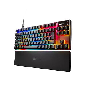 SteelSeries ���s�b�h�^�b�v ���s�b�h�g���K�[ �Q�[�~���O�L�[�{�[�h �e���L�[���X �L�� ���{��z�� �h���݌v ���C�z�[�����ʃZ���T�[ OmniPoint�X�C�b�` �L�@EL�f�B�X�v���C���� Apex Pro TKL Gen 3 JP 