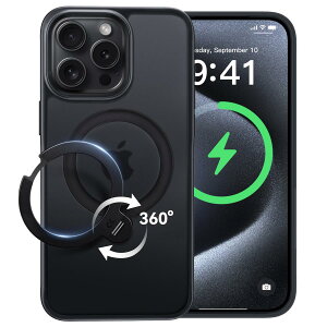 �y2026�ō�����&��_360�x��]�zCASEKOO iPhone 15 Pro �p �P�[�X �������� MagSafe�Ή� �ČRMIL�K�i �ϏՌ� ���ϋv�� �y���c�����E�p�x�����z�w��h�~/�}�b�g�d�グ/���ϖh�~/���^������ �X�g���b�v�z