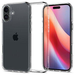 Spigen �y�n��18�N�̋Z�p�́ziPhone 16 Plus �P�[�X �N���A MagSafe�Ή� �ϏՌ� �X�g���b�v�z�[�� ���ϖh�~ �o���p�[ �ČRMIL�K�i �E���g���E�n�C�u���b�h ACS08069 (�N���X�^���E�N���A)