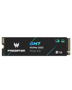 Acer Predator M.2 SSD 2TB GM7 NVMe1.4 2280 PCIe Gen4×4 ������(�ő�ǂݍ��݁F7400MB/s�A�ő发�����݁F6500MB/s) ����SSD ���ϋv 3D NAND TLC PS5����m�F�ς�