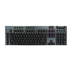 Logicool G �Q�[�~���O�L�[�{�[�h G915 X LIGHTSPEED ���^ ���C�����X G915WLX-LNBK ���j�A �Ԏ� �Â��ȃ^�C�s���O ���{��z�� Bluetooth �ڑ��Ή� LIGHTSYNC RGB �Q�[�~���O �L�[�{�[�h ���J�j�J���L�[�{�[�h PC