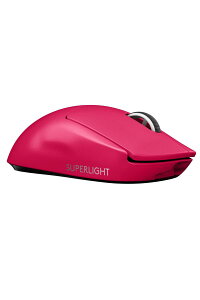 Logicool G PRO X SUPERLIGHT ���C�����X �Q�[�~���O�}�E�X G-PPD-003WL-MG �y�� 63g���� LIGHTSPEED HERO 25K�Z���T�[ POWERPLAY ���� �[�d �Ή� �Q�[�~���O �}�E�X �}�[���^ �s���N PC windows �������K�i