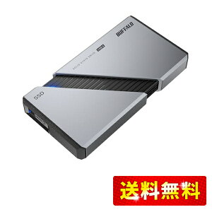 バッファロー ポータブル SSD 外付け 2TB USB4 Gen3x2 対応 Type-C 高速 最大読込速度 3,800MB/s exFAT SSD-PE2.0U4SA/N【Windows Ma