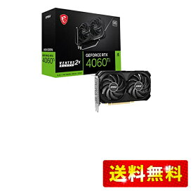 MSI GeForce RTX 4060 Ti VENTUS 2X BLACK 8G OC グラフィックスボード VD8517