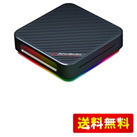 AVERMEDIA AVerMeda Live Gamer BOLT GC555 外付けゲームキャプチャー [4K HDR 60p対応] パススルー機能付 Thunderbolt3接続 DV528
