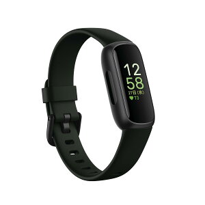Fitbit Inspire 3 �t�B�b�g�l�X�g���b�J�[Midnight Zen/Black[�ő�10���Ԃ̃o�b�e���[���C�t/�S���v]