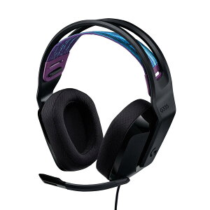 Logicool G �Q�[�~���O�w�b�h�Z�b�g G335 �Q�[�~���O �w�b�h�Z�b�g G335BK �y�� 222g 3.5mm �L�� ���̉��� �X�e���I 2.1ch �t���b�v�~���[�g �}�C�N�t�� PS5 PS4 PC Switch 2 Xbox �X�}�z �Ή� �w�b�h�z�� �w�b