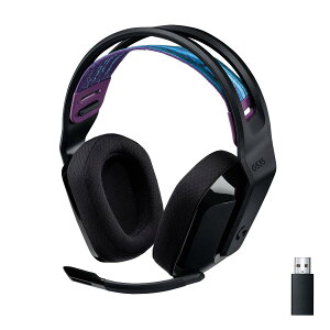 Logicool G �Q�[�~���O�w�b�h�Z�b�g G535 ���C�����X �w�b�h�Z�b�g G535BK ���y�� 236g �}�C�N�t�� �[�d 33���ԘA���g�p�\ Discord �Ή� ���̉��� 2.1ch �X�e���I USB PC PS5 PS4 �w�b�h�z�� �w�b�h�t�H�� 