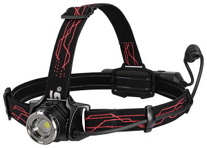 GENTOS(�W�F���g�X) LED �w�b�h���C�g USB�[�d�� �y���邳650���[����/���p�_��10����/�㕔�F�����z ��p�[�d�r�g�p G�V���[�Y GH-118RG ANSI�K�i���� �u���b�N