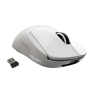 Logicool G PRO X SUPERLIGHT ���C�����X �Q�[�~���O�}�E�X G-PPD-003WL-WH �y�� 63g���� LIGHTSPEED HERO 25K�Z���T�[ POWERPLAY ���� �[�d �Ή� �Q�[�~���O �}�E�X �z���C�g PC windows �������K�i