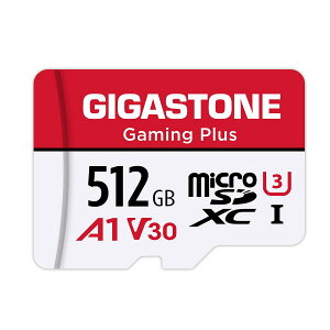 Gigastone �}�C�N��sd�J�[�h 512GB Nintendo Switch����m�F�� 100MB/S ����, Full HD & 4K UHD����, UHS-I A1 V30 U3 C10 �������K�i