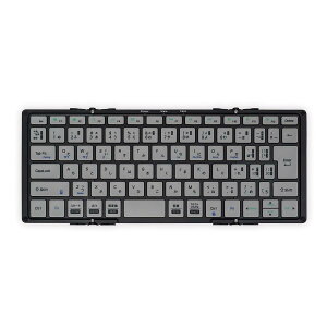 Mobo ���{(Mobo) �L�[�{�[�h 2 MOBOKeyboard 2 Bluetooth 5.1 ���{��z�� USB-C �܂肽���݌^ ��p�P�[�X���X�^���h �t�� �u���b�N/�O���[ AM-K2TF83J/BKG