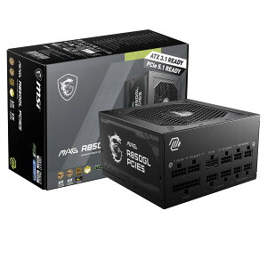 MSI 850W����PC�d�����j�b�gMAG A850GL PCIE5 (80PLUS GOLD PCIe5.0/ATX3.0�l�C�e�u�Ή�)PS1327
