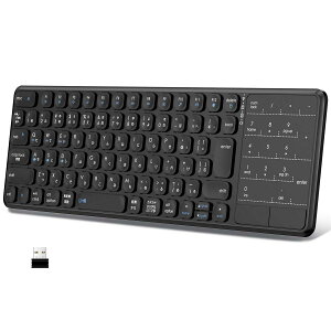 Ewin �f���A�����[�h ���C�����X�L�[�{�[�h �e���L�[�p�b�h JIS���{��z�� 2.4Ghz�ڑ� ���� ���^ �^�b�`�p�b�h�t�� �e���L�[�t�� ���V�[�o�[�t�� �d�r�� �m�[�gPC �p�\�R�� �^�u���b�g �X�}�z�p 