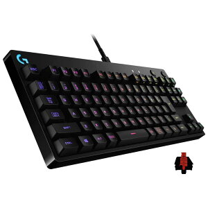 Logicool G(���W�N�[�� G) PRO�Q�[�~���O�L�[�{�[�h �e���L�[���X GX�X�C�b�` ���j�A �L�� ���J�j�J�� �L�[�{�[�h �É� ���{��z�� LIGHTSYNC RGB ���E���P�[�u�� G-PKB-002LN �������K�i ���ʔ����GX�X