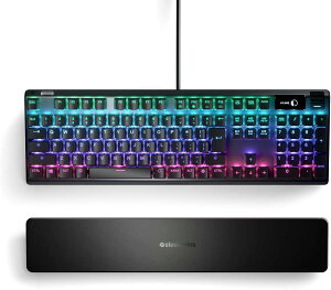 SteelSeries ���s�b�h�g���K�[ ���� �Q�[�~���O�L�[�{�[�h �L�� ���{��z�� ���C�z�[�����ʃZ���T�[ OmniPoint�X�C�b�` �L�@EL�f�B�X�v���C���� Apex Pro JP 64629