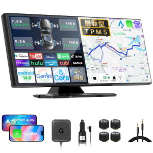 �f�B�X�v���C�I�[�f�B�I 10.3�C���` Android14 CarPlay Android Auto�Ή� �h���C�u���R�[�_�[�O��J���� TPMS���� 4GB+64GB