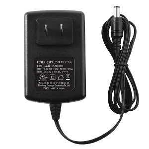 Security-01 PSE�擾 AC to DC 12V 3A �A�_�v�^�[ �ėpAC�A�_�v�^�[ �ő�o��36W �X�C�b�`���O�� �[�d�� �d���A�_�v�^�[ �O�a 5.5mm/���a 2.1mm LED �e�[�v���C�g �r�f�I �J���� �B�e �Ď��J���� �ȂǗp ���S