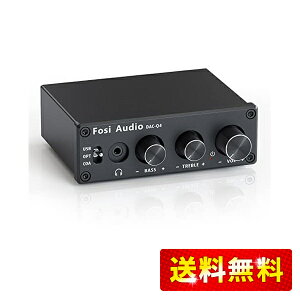 Fosi Audio Q4 DAC wbhtHAv ^ ~jXeI 24rbg fW^ RpNg _bN wbhzAv 192KHz PC-USB///RCA MAC/PC/TV/PS4/DVDΉ ƒpANeBuXs[J[Ή 