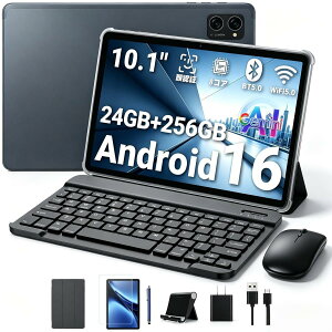 TABWEE T20 �^�u���b�g 10�C���` Wi-Fi���f�� �L�[�{�[�h�t�� Android16�Ή� 24GB������ 256GB�X�g���[�W �ő�2TB�g�� PC���[�h Widevine L1�Ή� ��F�� �������e ��ʕ��� �^�b�`�y�� �}�E�X �ی�P�[�X�t��