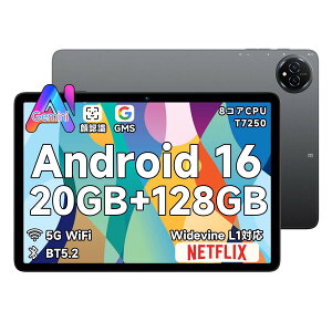 BMAX PAD �^�u���b�g 10�C���` Android16 Wi-Fi���f�� 20GB������ 128GB�X�g���[�W �ő�2TB�g�� Widevine L1�Ή� GPS���� Bluetooth5.2 ��F�� �������e FM���W�I
