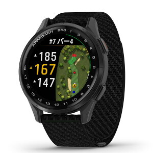 �K�[�~��(GARMIN) Approach S50 Black �S���tGPS�E�H�b�` AMOLED�^�b�`�f�B�X�v���C �o�[�`�����L���f�B �����O�o�b�e���[ Android/iOS�Ή� Suica�Ή�