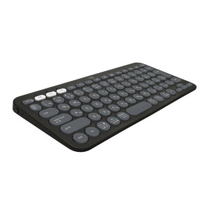 ���W�N�[�� ���C�����X�L�[�{�[�h PEBBLE KEYS 2 K380sGR ���^ �y�� 415g ���^ Bluetooth Logi Bolt ���C�����X ���� �L�[�{�[�h Easy-Switch ���{��z�� �d�r����36�P�� Windows Mac iPad iOS Android Chrome K380s �O���t