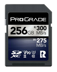 ProGrade Digital SDXC UHS-II V90 IRIDIUM 256GB �������[�J�[�h (�ő�Ǎ�300MB/s �ő发��275MB/s) �v���O���[�h�f�W�^�� �A���i