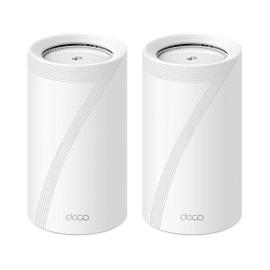 TP-Link WiFi 7 ���[�^�[ ���b�V�� WiFi �V�X�e�� 8-�X�g���[�� �g���C�o���h 11520 Mbps (6GHz) + 2880 Mbps (5GHz) + 688Mbps (2.4GHz) 10Gbps �C�[�T�l�b�g�|�[�gx1 �V�[�����XAI���b�V�� MLO 320MHz �y iphone 17 �Ή��z De