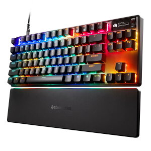 SteelSeries ���s�b�h�^�b�v ���s�b�h�g���K�[ �Q�[�~���O�L�[�{�[�h �e���L�[���X �L�� �p��z�� �h���݌v ���C�z�[�����ʃZ���T�[ OmniPoint�X�C�b�` �L�@EL�f�B�X�v���C���� Apex Pro TKL Gen 3 - US 